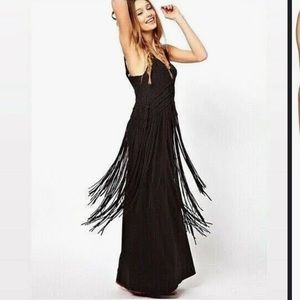 Fringe Macrame Dress